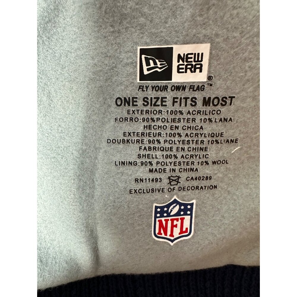 NFL Dallas Cowboys Winter Knit New Era Cap New With Tag Fleece Lined NWT - Picture 6 of 6